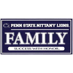 decal: Penn State Nittany Lions Family Success with Honor